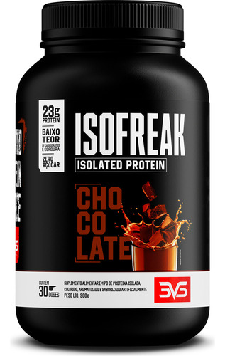 Isofreak Protein 900g Sabor: Chocolate - Fórmula Exclusiva Com Alta Concentração Proteica