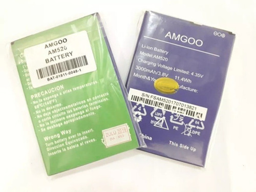 Pila Batería Amgoo Am520 3000mah Tienda Chacao 6vrd