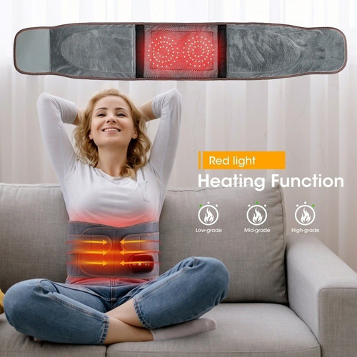 Cinturón De Masaje Lumbar Con Cinturón De Calefacción Eléctr