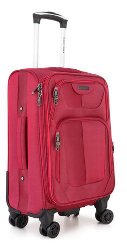 Valija Carry On 18p Ruedas Desmontables Ideal Viaje Cabina Bordó