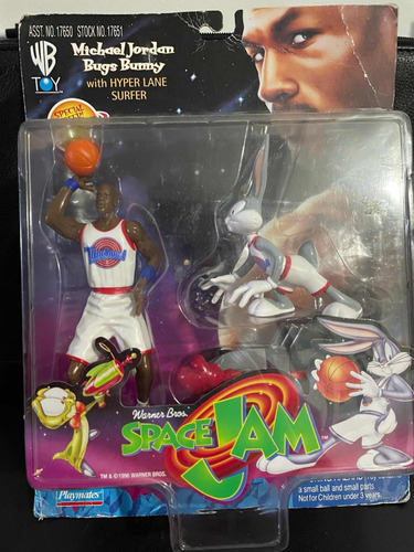 Space Jam Bugs Bunny Michael Jordan Figuras Playmates 1996