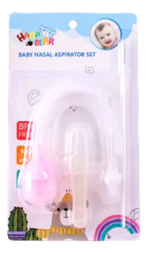 Aspirador Nasal Bebé Limpia Nariz Succionador Sacamoco Flema
