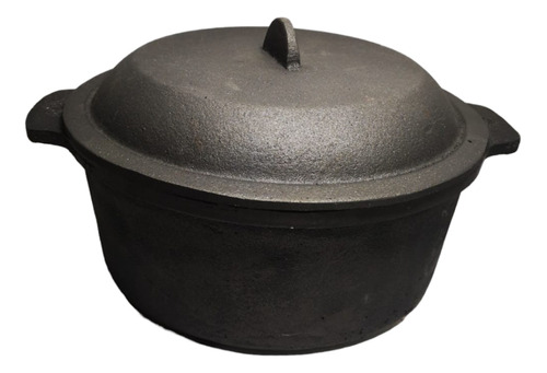 Cacerola Olla De Hierro Fundido- Fundición- Con Tapa-3 Lts.