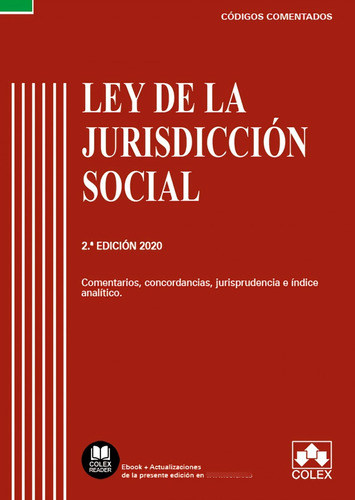 Ley De La Jurisdiccion Social - Codigo Comentado (edicion 20