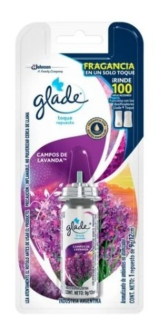Desodorante Glade Toque Repuesto 9 Grs.