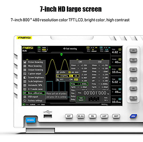 Osciloscopio Digital Fnirsi 1014d 2 En 1 Con Generador De Se