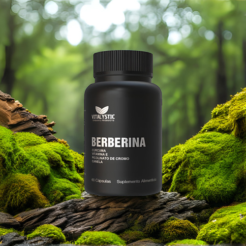 Berberina 500mg | 3 Frascos | 100 Cápsulas | Berberine