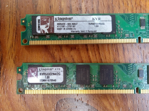 Memoria Ram 2 Gb Kingston Kvr667d2n5 Son 2 (Usado)