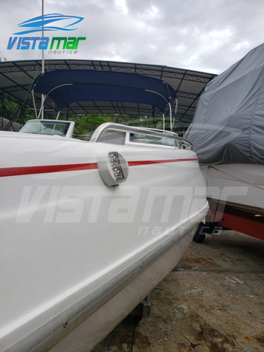 Imagem 1 de 8 de Lancha Real 24 Motor Evinrude 225hp