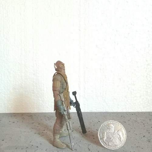 Star Wars Chewbacca 12cm Hasbro Usado C/moeda Arma Brinde (Usado)