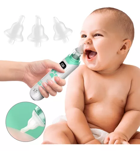 Aspirador Nasal Eléctrico Para Bebés Sacamocos Pediátrico