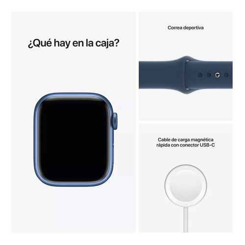 Apple Watch Series 7 (gps, 41mm) Azul Aluminio/azul Abismo