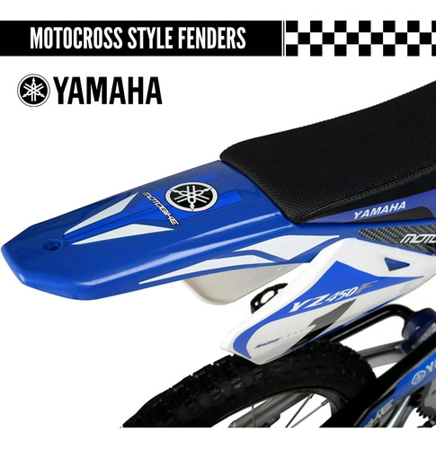 Bicicleta Yamaha Motocross 16 Para Niños Freno De Posavaso