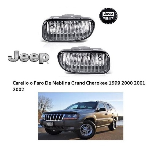 Carello O Faro De Neblina Grand Cherokee 1999 2000 2001 2002