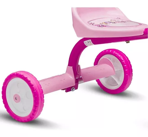 Triciclo Infantil Motoca Menina Nathor Baby Verde