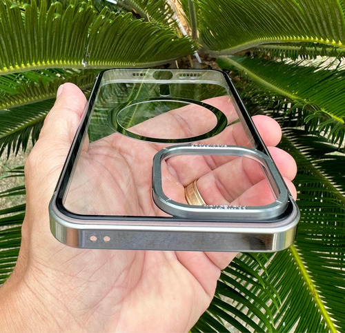 Funda Metálica Magsafe For iPhone 15 Pro, Pro Max
