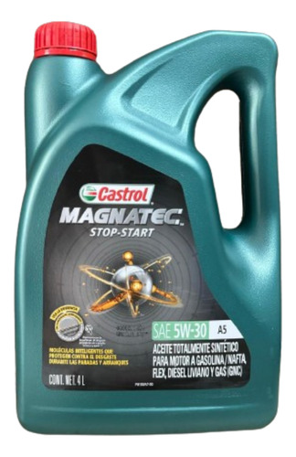 Aceite Castrol Magnatec Stop Start 5w30 A5 X 10 Litros