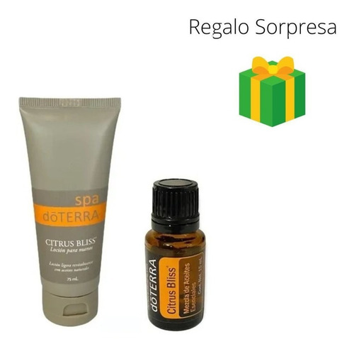 Citrus Bliss Mezcla Vigorizante + Crema Citrus Bliss Doterra