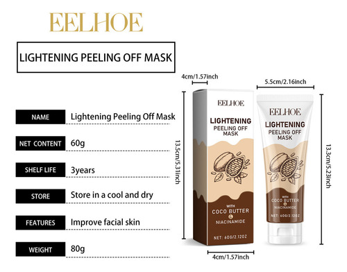 Mascarilla Exfoliante Aclaradora 60 G