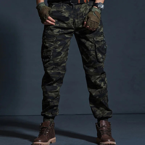 Pantalones Tácticos Militares Para Hombre, Camuflaje, Cargo