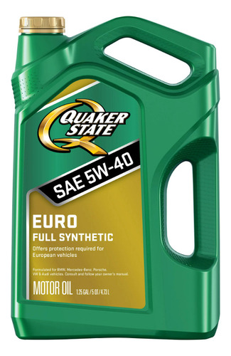 Aceite Quaker State 5w-40 Full Sintetico 4.73l Tienda