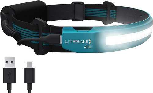 Linterna Frontal Liteband Activ 400 Lumens Recargable. _s