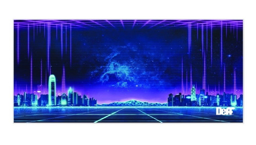 Mouse Pad Gamer 90x40cm Mousepad Xl Tron Ciudad Morad M65 Pg