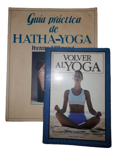 Set Libros Hatha Yoga Y Volver Al Yoga