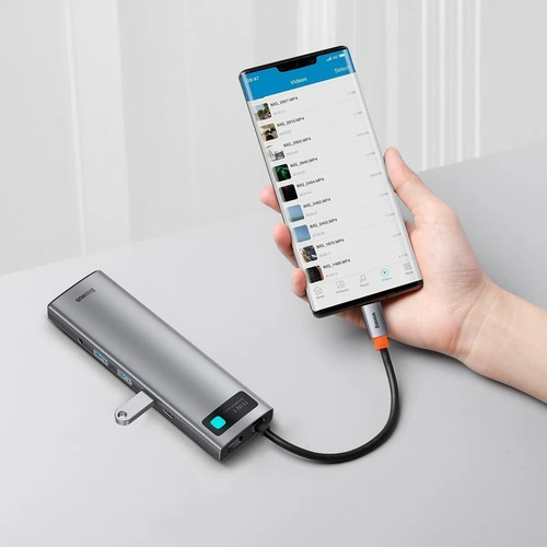 Hub 11 En 1 Multiplicador Usb C Hdmi Vga Red 100w Usb C X 2