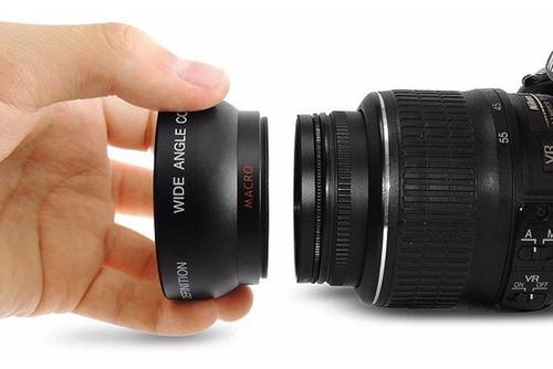 Lente Grande Angular Wide 0.45x 52mm + Macro Universal