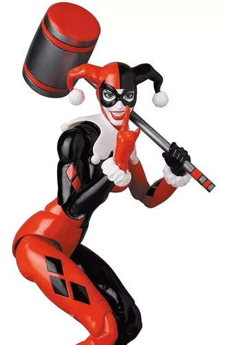 Boneca Arlequina Harley Quinn Action Figure Mafex Joker