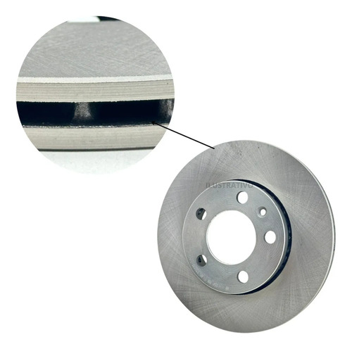 Par Disco De Freio Dianteiro Fiat Argo 2017 A 2025 Ventilado
