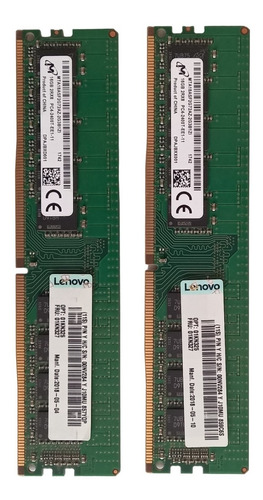 Memoria Servidor Lenovo 16gb Ddr4 2400mhz Ecc Udimm 01kn325 (Reacondicionado)