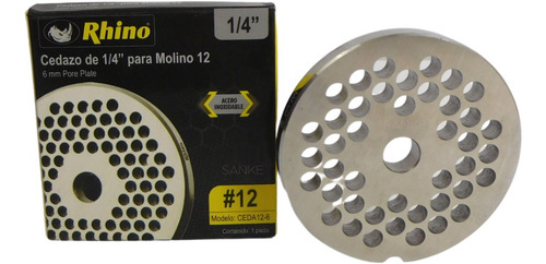 Cedazo Rhino P/molino De Carne 12 1/4 Ceda12-6