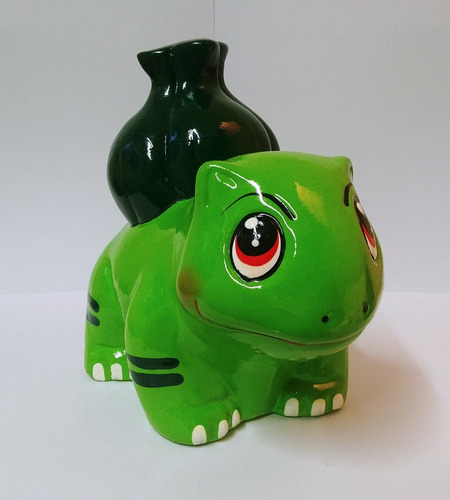Imagen 4 de 9 de Alcancia Ahorrador Coleccionable Anime Pokemon Bulbasaur