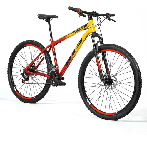 Bicicleta Aro 29 Aço Carbono Gts Pulse 24v Suspensão