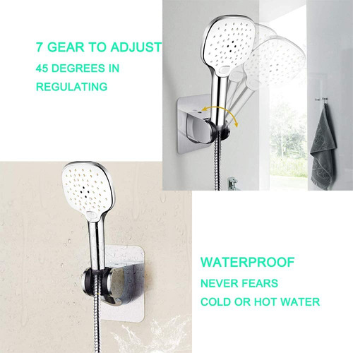 Soporte Ajustable Para Alcachofa De Ducha Montaje En Pared C