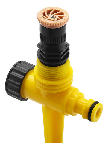 Aspersor Sistema De Riego Automático Gadnic Estaca Giratoria Rotación 360 Grados