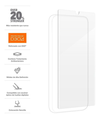 Imagen 5 de 8 de Mica Invisibleshield Glass Fusion D30 Samsung Galaxy S21 Plu