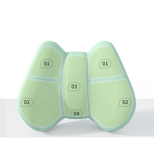 Almohada De Soporte Lumbar De Cojín, Espuma De Beige