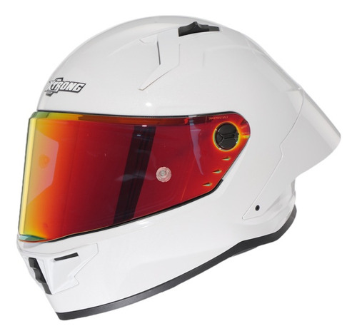 Casco Certificado Moto Ece 2206 Integral Xtrong Blanco Perla Blanco Brillante L