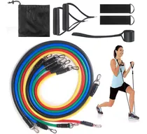 Comprar Set Kit 5 Bandas Elasticas Resistencia Profesional Tubos