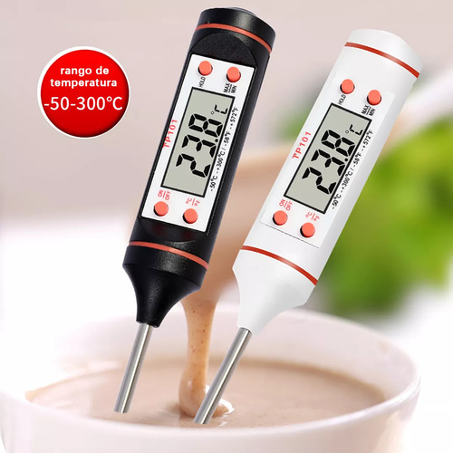 3pz Termometro Digital Cocina Carne Reposteria Chcolate Comida Blanco
