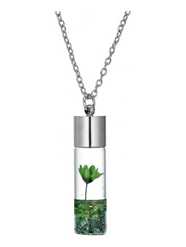 Sian Charm-collar De Botella De Flores Secas Para  Style 8