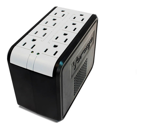 Imagen 1 de 3 de Regulador De Voltaje 1400va 650w 110v/120v Vorago Avr-200