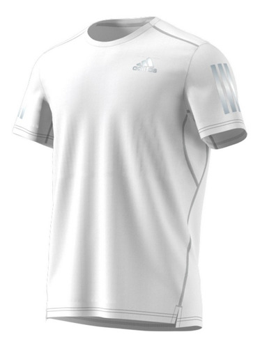 Remera adidas Own The Run Tee Blanco De Hombre