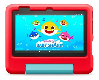 Tableta Eduacional Para Niños Amazon Fire 7 Kids 2022 16gb Color Rojo
