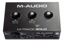 Comprar M-audio M-track-solo Mkii Interface Audio 2 Ch Interfaz Usb
