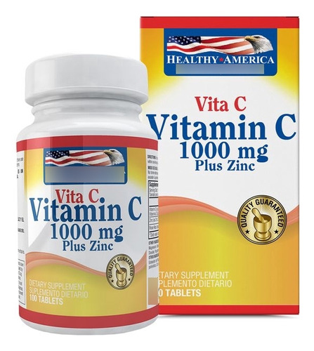 Vitamina C 1000 Mg With Zinc 100 Ta - Unidad a $477