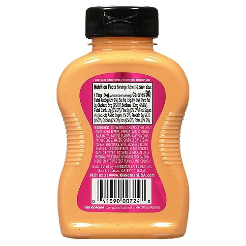 Sriracha Mayo 226g Kikkoman Mayonesa Con Toque De Sriracha